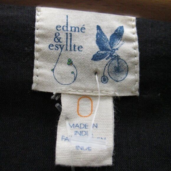 NWT Anthropologie Edme & Esyllte Embroidered Puff Sleeve Blouse Top - Picture 9 of 9